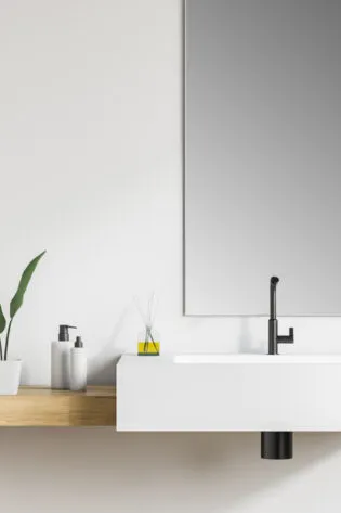 espelho retangular para banheiro ou lavabo